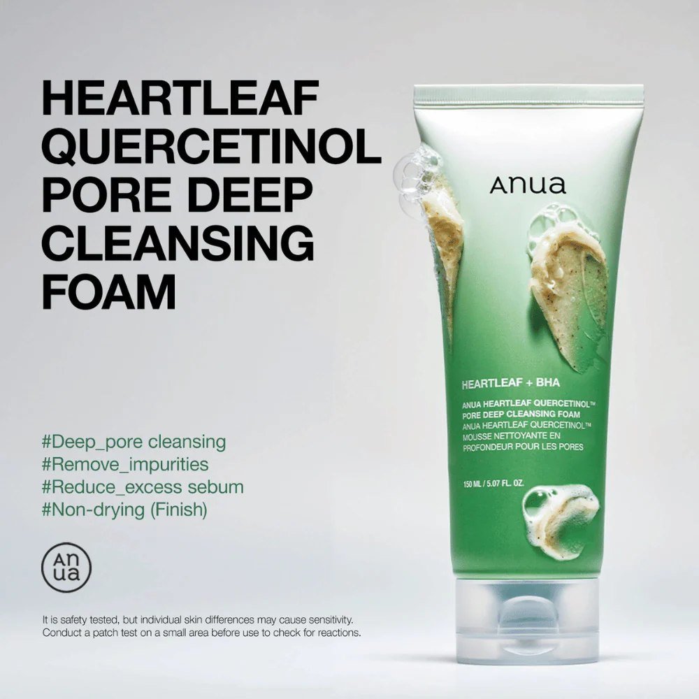 Heartleaf Quercetinol Pore Deep Cleansing Foam 150ml - Image 2