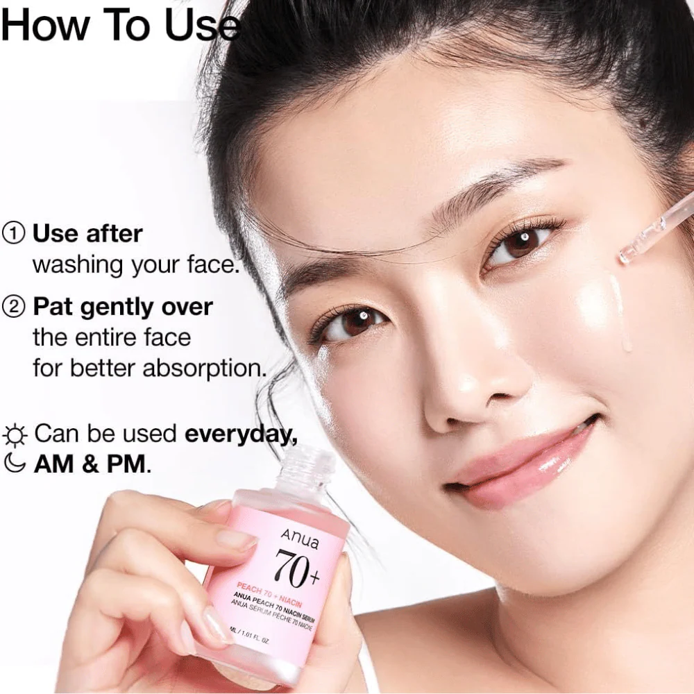 Peach 70% Niacin Serum 30ml - Image 3
