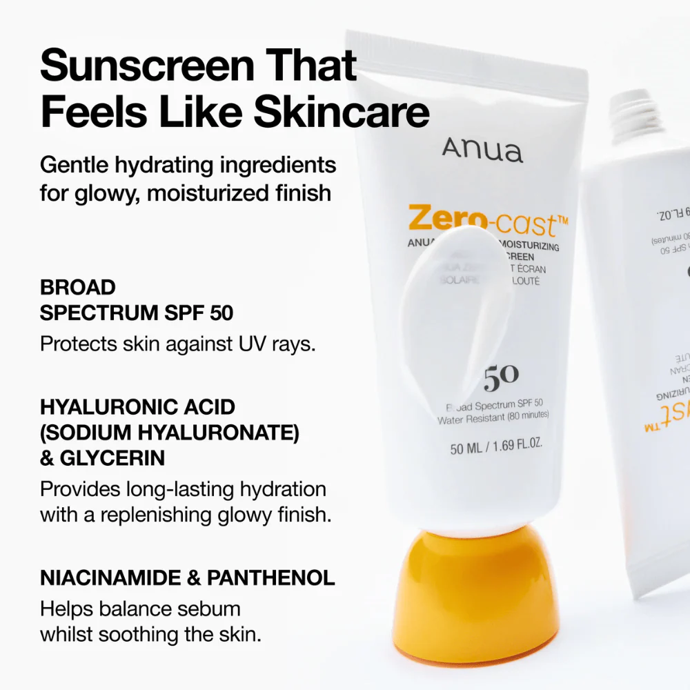 Zero-Cast Moisturizing Finish Sunscreen 50ml - Image 2