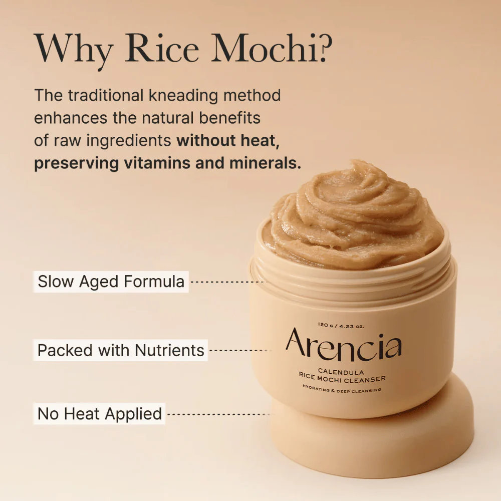 Calendula Rice Mochi Cleanser 120g - Image 8