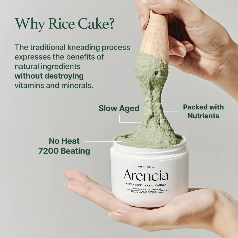 Fresh Green Rice Mochi Cleanser 120g - Image 4