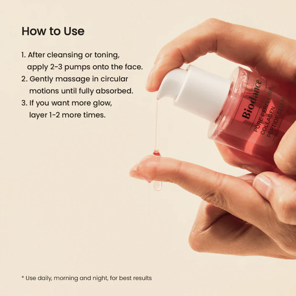 Pore Perfecting Collagen Peptide Serum 30ml - Image 8