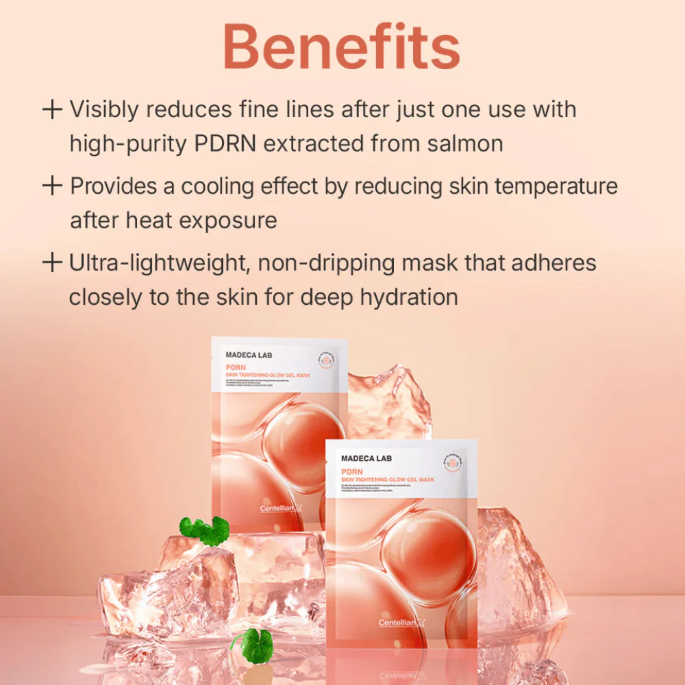 PDRN Skin Tightening Glow Gel Mask - Image 2