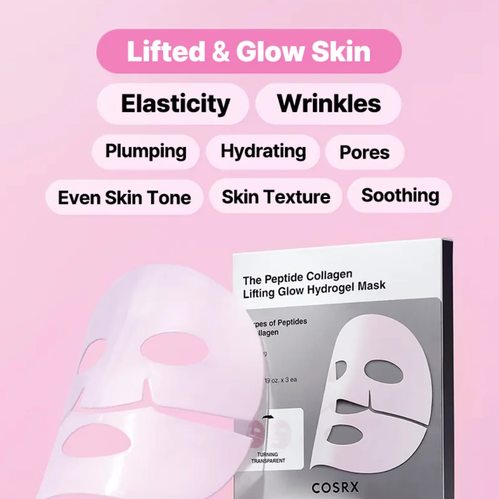 The Peptide Collagen Lifting Glow Hydrogel Mask (3 sheets) - Image 4