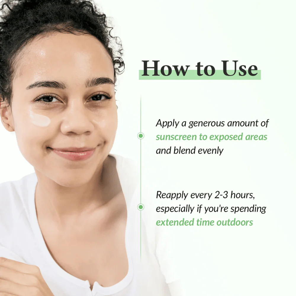 Green Tea Fresh Sunscreen 45ml - Image 3