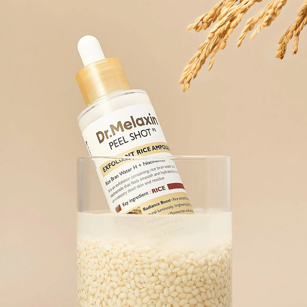 Peel Shot Exfoliant White Rice Ampoule 80ml - Image 4