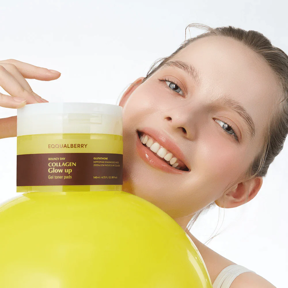 Collagen Glow Up Gel Toner Pads (60 Pads) - Image 4