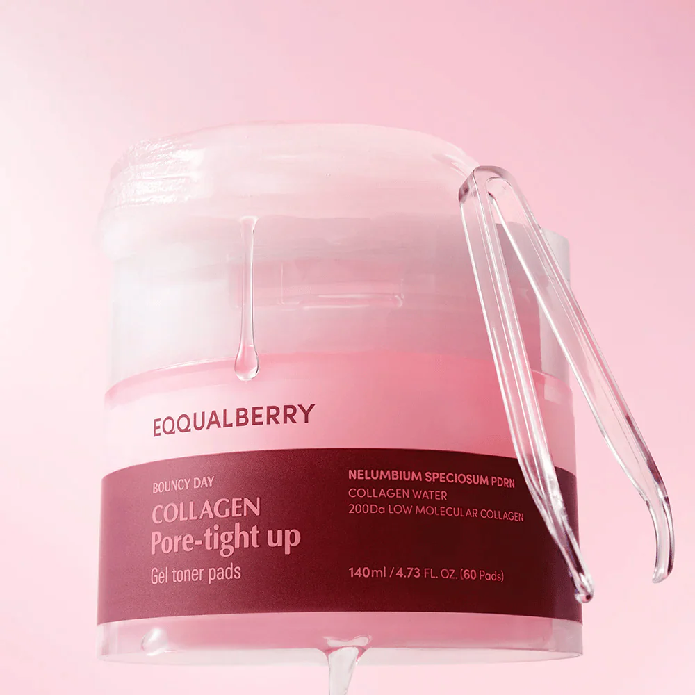 Collagen Pore-Tight Up Gel Toner Pads (60 Pads) - Image 3