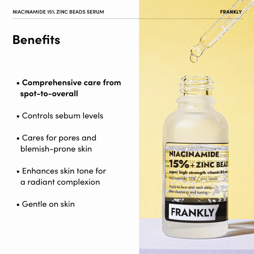 Niacinamide 15% + Zinc Beads Serum 30ml - Image 3