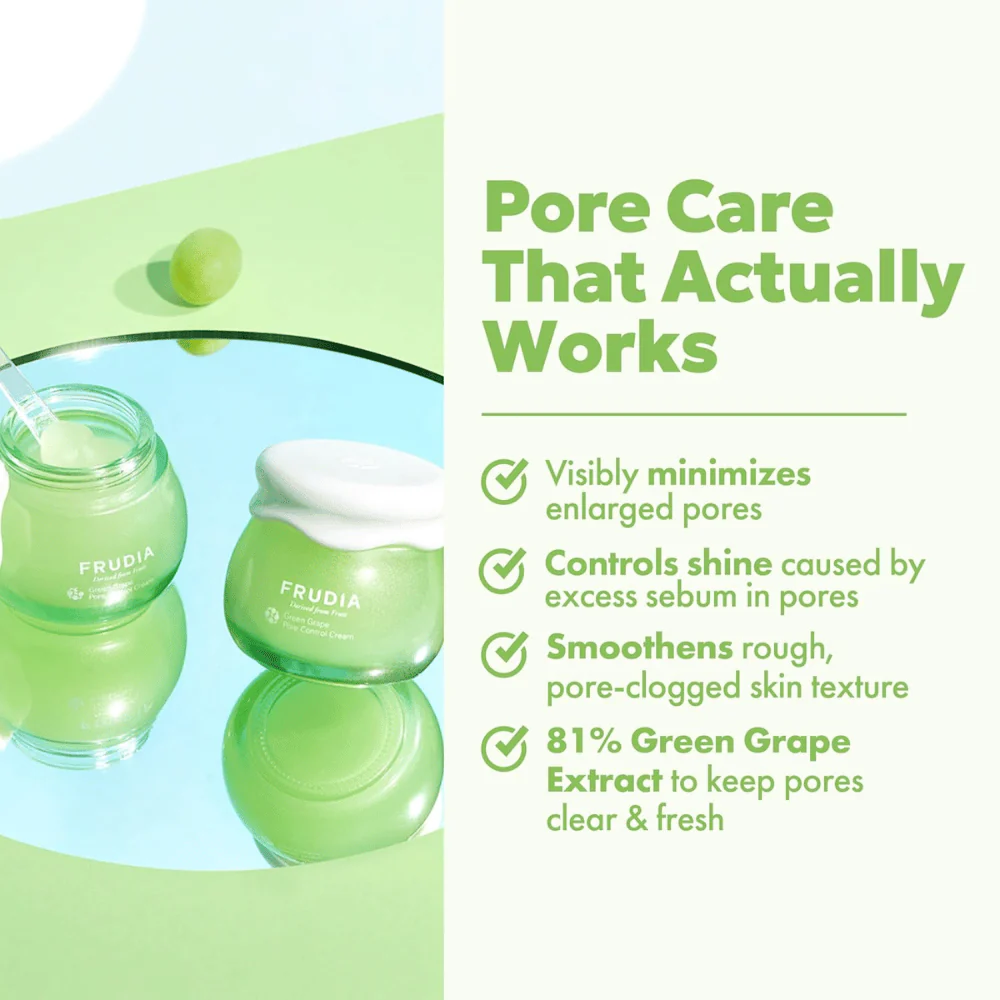 Green Grape Pore Control Cream 55g - Image 2