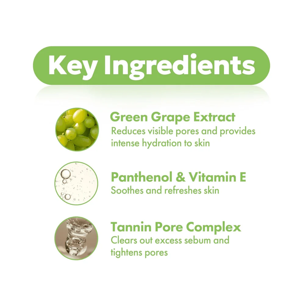 Green Grape Pore Control Scrub Cleansing Foam 145g - Image 3