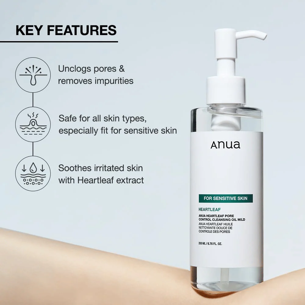 Heartleaf Pore Control Cleansing Oil Mild 200ml - Image 2
