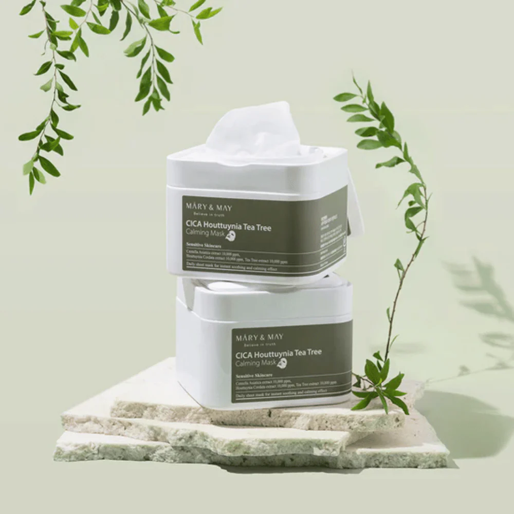 Cica Houttuynia Tea Tree Calming Mask (30 sheets) - Image 3