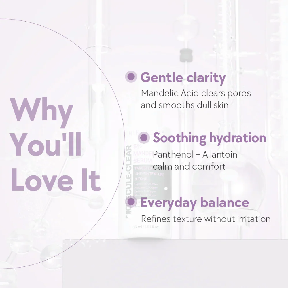 Molecule-Clear 5% Mandelic Acid Serum 30ml - Image 2