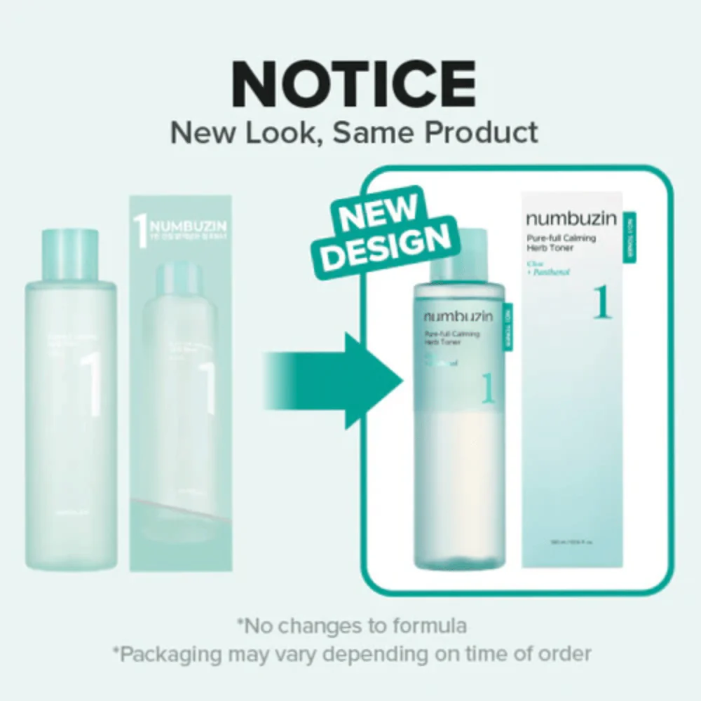 No.1 Pure-Full Calming Herb Toner 300ml - Image 2
