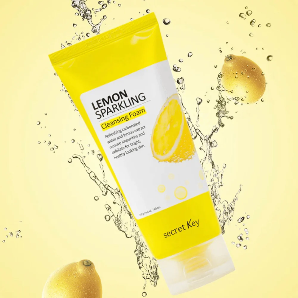 Lemon Sparkling Cleansing Foam 200g - Image 5