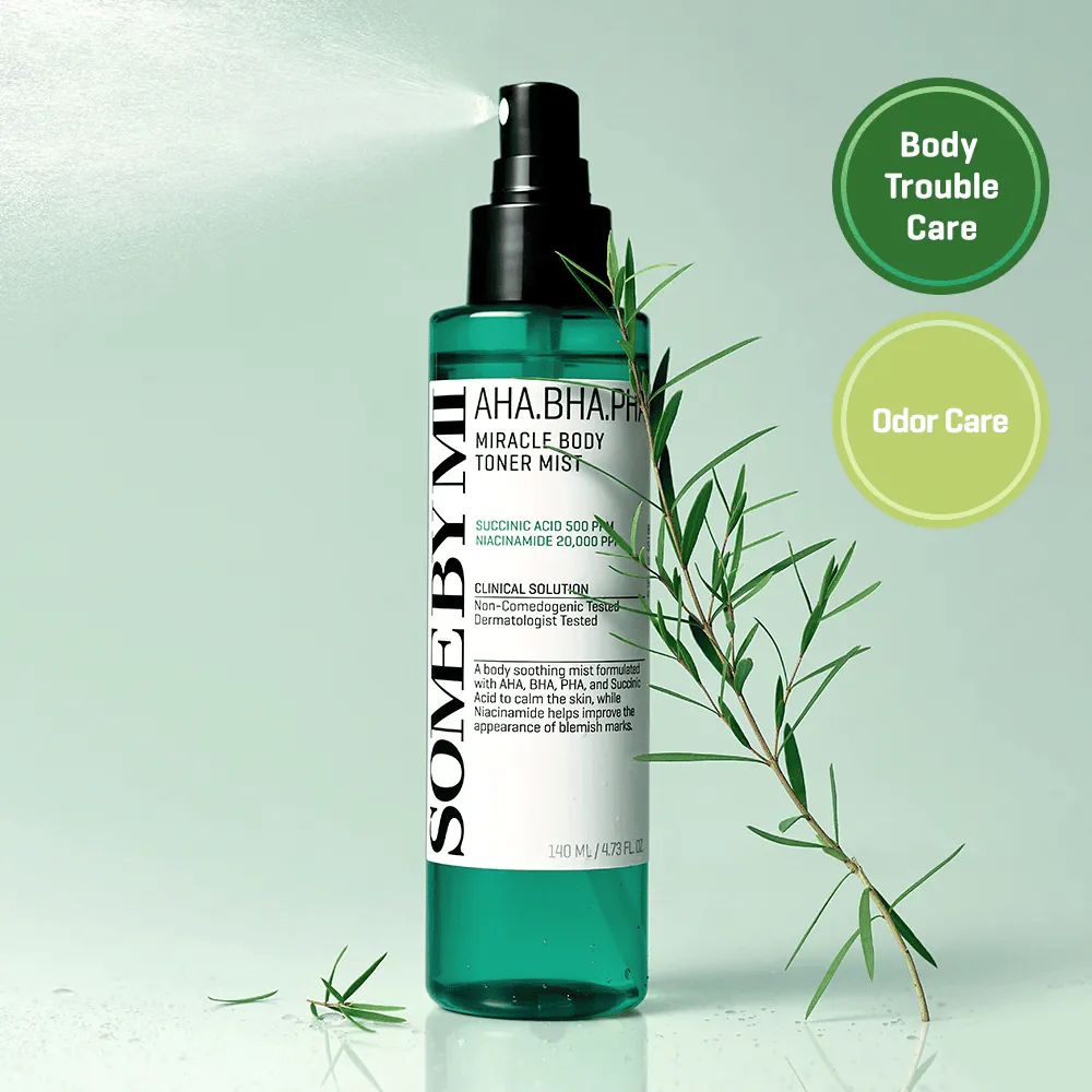 AHA, BHA, PHA Miracle Body Toner Mist 140ml - Image 2