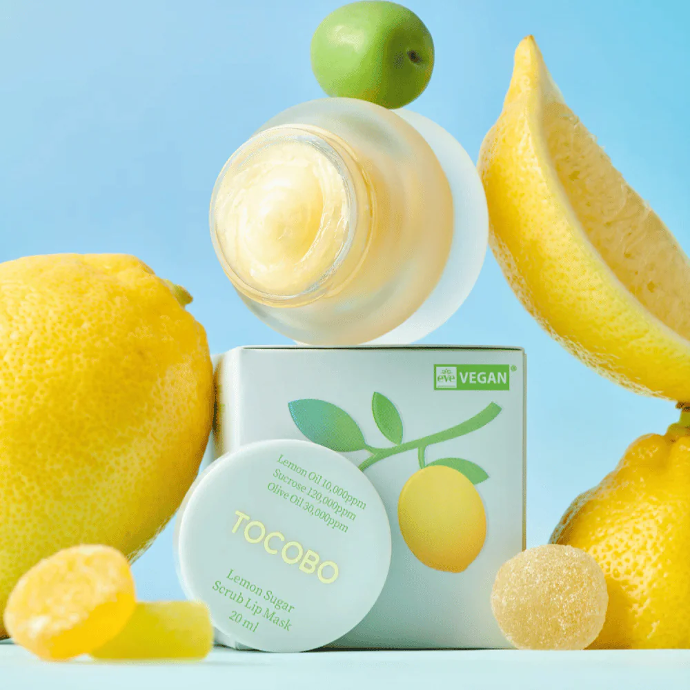 Lemon Sugar Scrub Lip Mask 20ml - Image 4